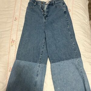 Triarchy wide leg jeans